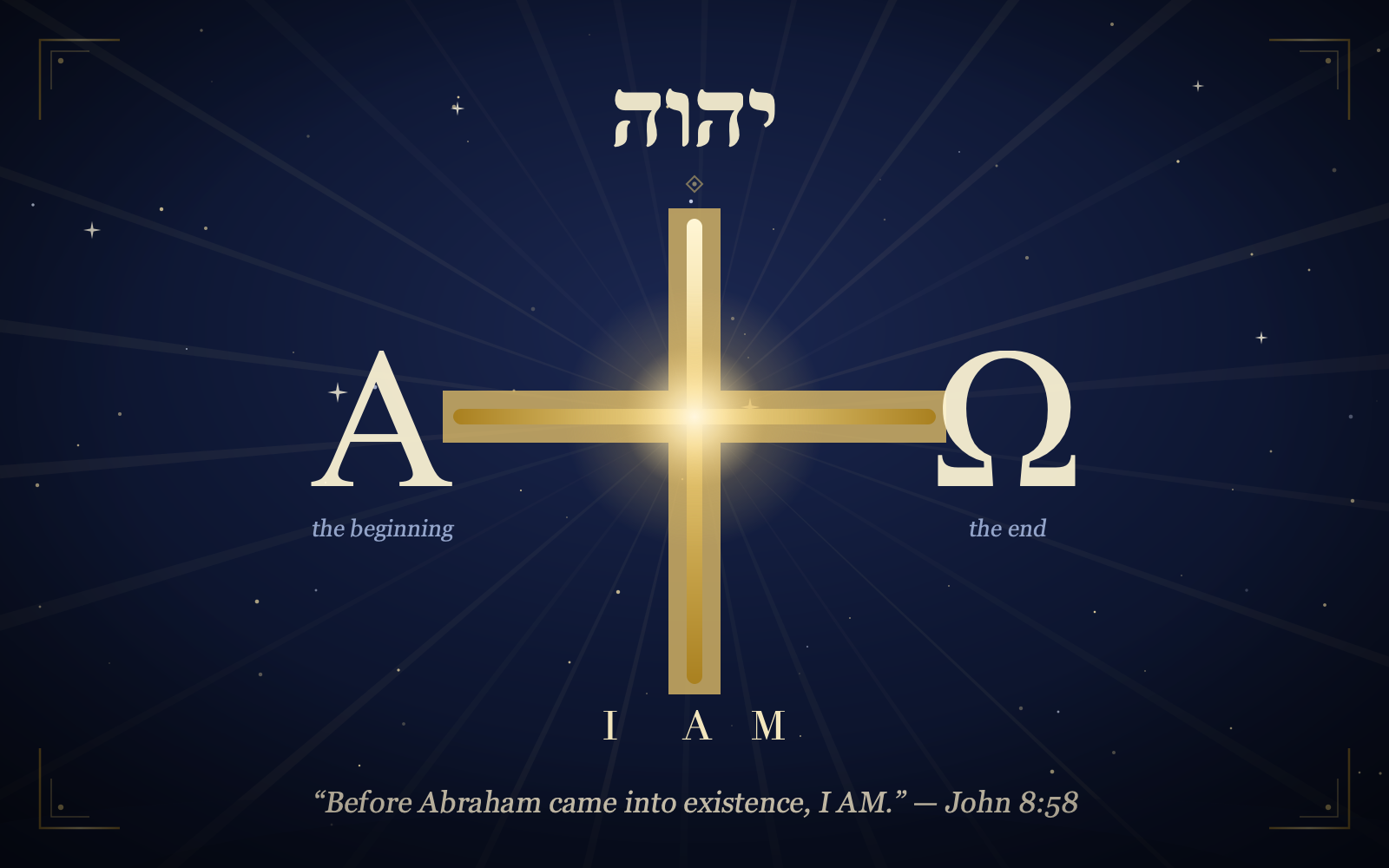 Jesus and the divine name Yahweh - the Alpha and the Omega